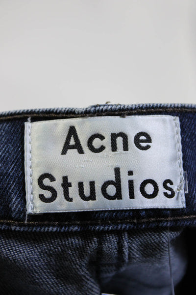 ACNE Studios Mens Slim Skinny Dark Washed Non Distressed Jeans Blue Size 31/32