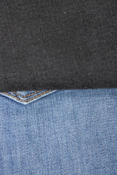 Joes Levis Womens Cotton Braided Stripe Skirt Skinny Jeans Blue Size 26 27 Lot 2