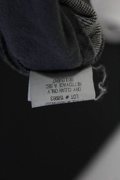 Helmut Lang Womens Cotton Colorblock Rolled Hem Denim Shorts Gray Black Size 30