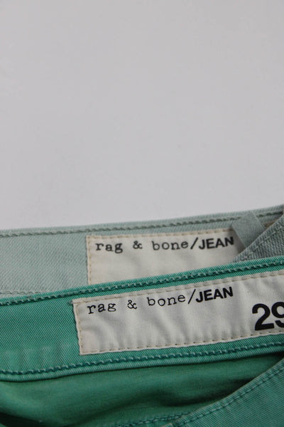 Rag & Bone Jean Womens Legging Skinny Leg Jeans Green Size 29 Lot 2