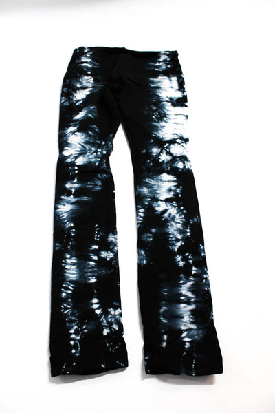 J Brand Womens Tie Dye Print Pencil Leg Jeans Black Blue Size 30 29 Lot 2