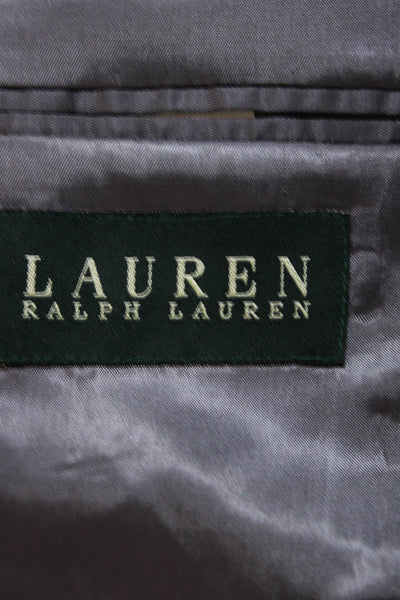 Lauren Ralph Lauren Mens Wool Long Sleeve Two Button Blazer Jacket Gray Size 46L