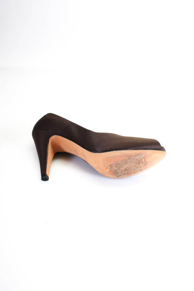 Glint Women's Open Toe Stiletto Party Shoe Size 9