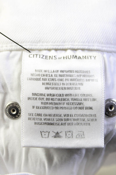 Citizens of Humanity 7 For All Mankind Womens Rocket Crop Jeans Size 24 Lot 2