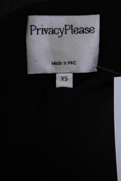 Privacy Please Women's Long Sleeve Star Print Wrap Blouse Size XS