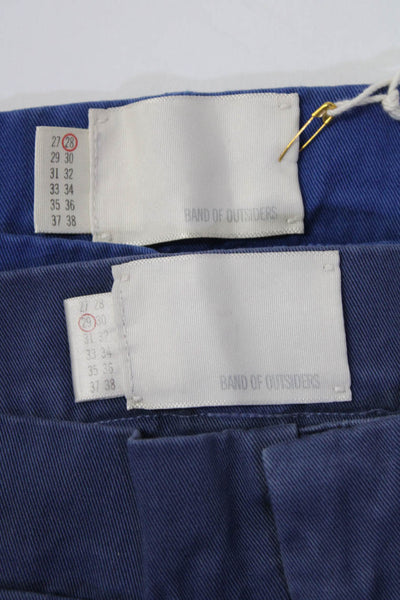 Band Of Outsiders Men's Pleated Front Chino Pants Blue Size 28 Lot 2