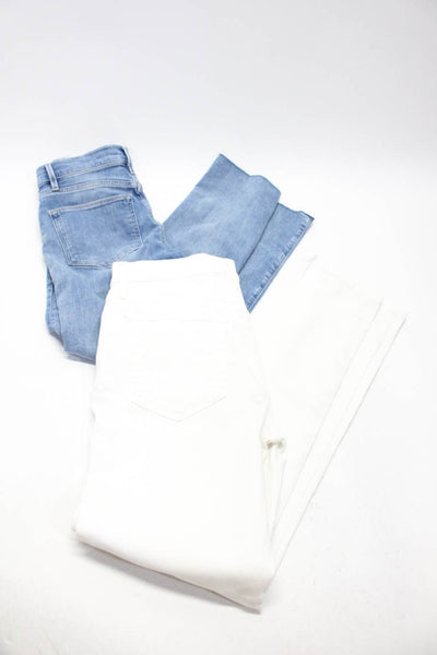 Joe's Collection Frame Womens Light Wash Denim Jeans White Blue Size 23/30 Lot 2
