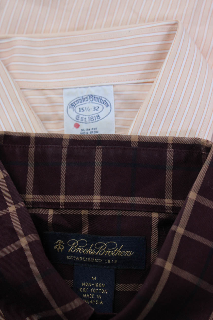 Brooks Brothers Men's Non-Iron Striped Dress Shirt