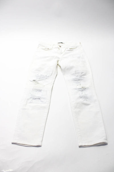 J Brand Women's High Waist Five Pocket Skinny Denim Pant White Size 29 Lot 2