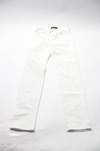 J Brand Women's High Waist Five Pocket Skinny Denim Pant White Size 29 Lot 2