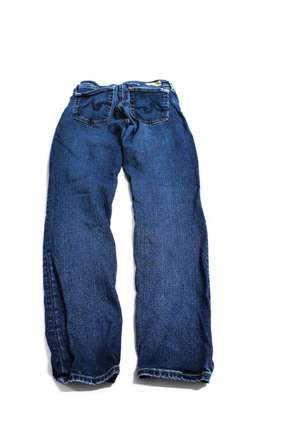 AG Adriano Goldschmied Womens Blue Mid-Rise The Prima  Jeans Size 27 29 Lot 2