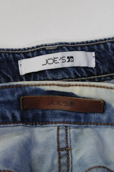 Joes Womens Cotton Cut-Off Hem Casual Denim Jean Shorts Blue Size 29 Lot 2