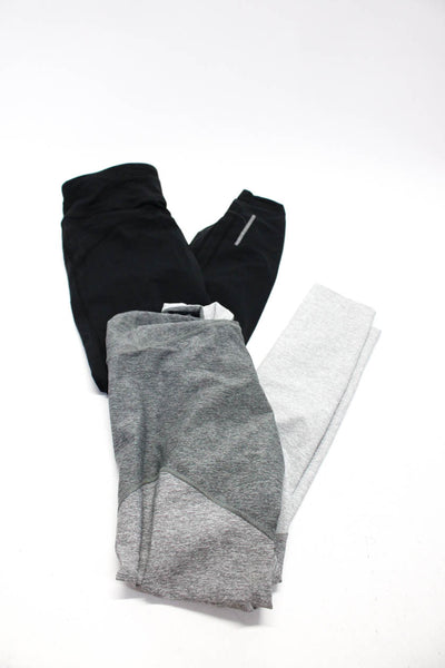 Nike Outdoor Voices Womens Color Block Athletic Leggings Gray Black Size S Lot 2