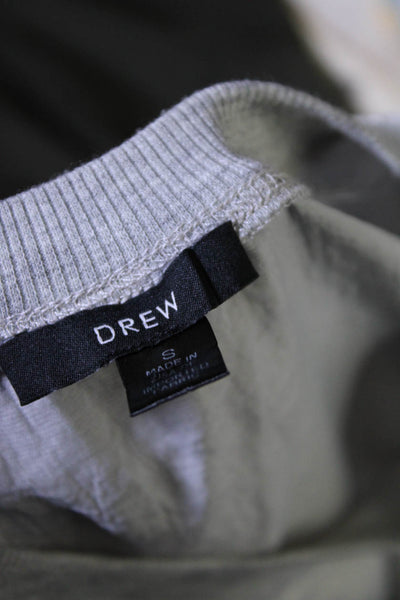 Drew Womens Crew Neck Pullover Sweater Platinum Gray Size Small