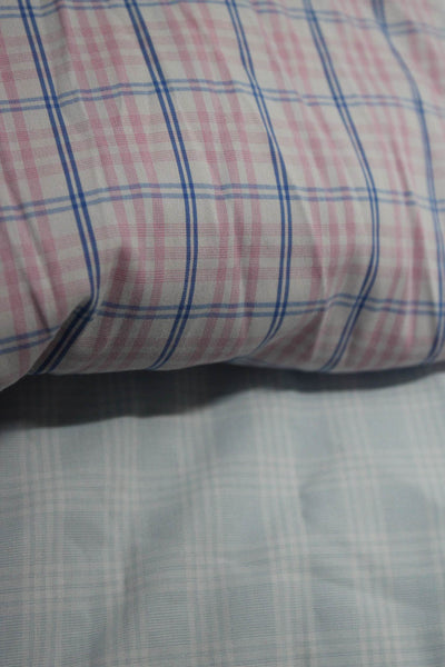 Charles Tyrwhitt Men's Plaid Long Sleeve Button Down Shirt Blue Size 34 Lot 2