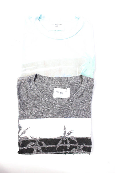 SOL ANGELES Womens Tee Shirts Gray Blue Size Small Lot 2