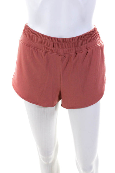 Koral Womens Athletic Lined Shorts Dusty Rose Size XS