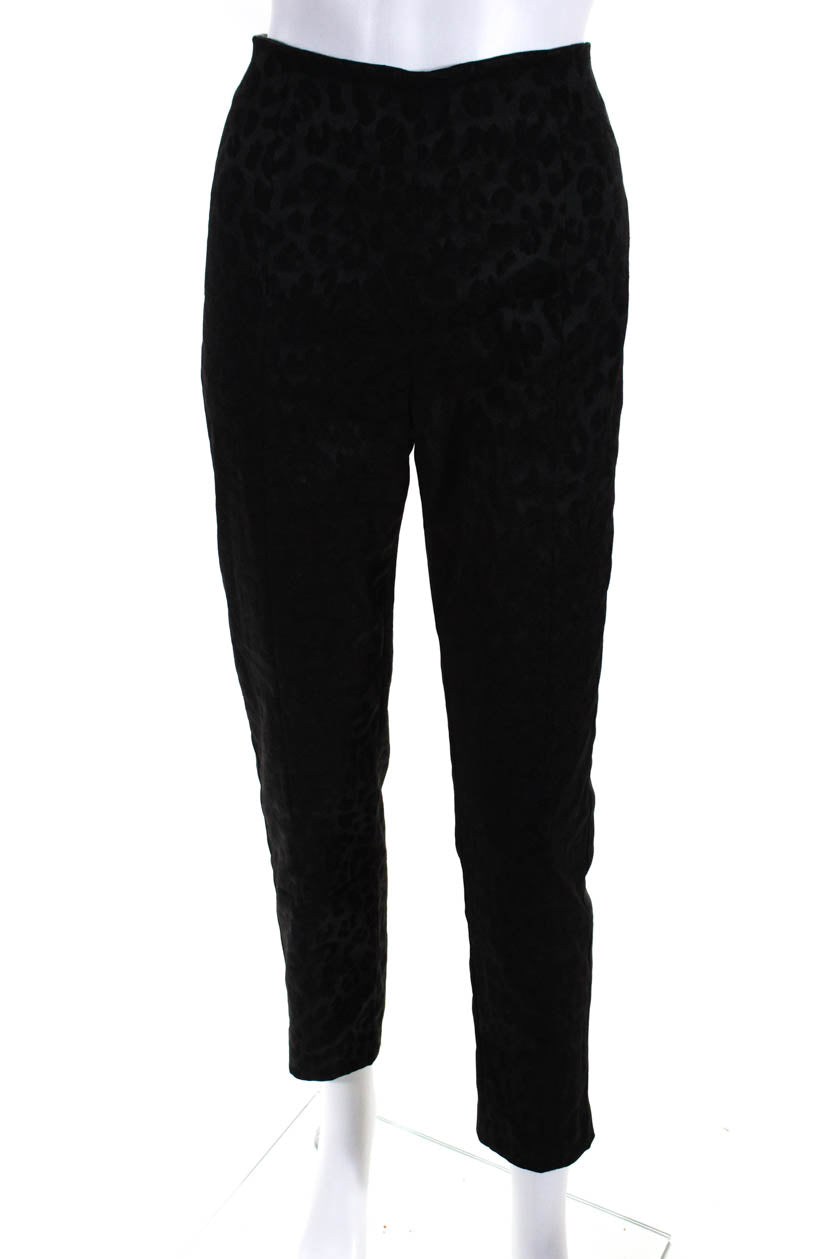 Veronica Beard Womens Animal Print High Rise Dress Pants Black Size 8 -  Shop Linda's Stuff