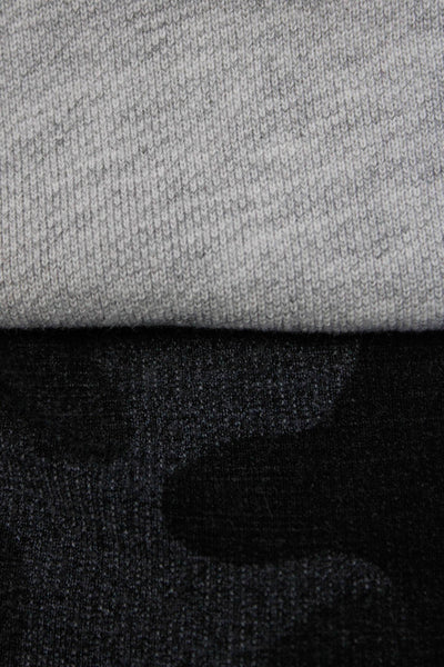 Soft Joie Sundry Womens Lace-Up Camouflage Sweatshirts Gray Size S 2 Lot 2