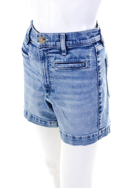 Joe's Collection Womens High Rise Jet Pocket Casual Denim Shorts Blue Size 26