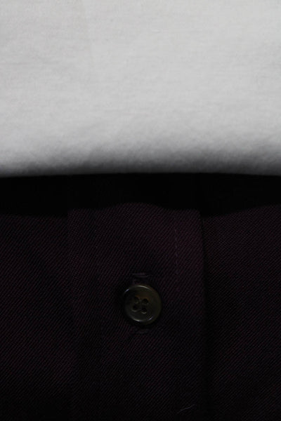 Marella Pendleton Womens Long Sleeve Button Up Polo Shirt Size Small Lot 2
