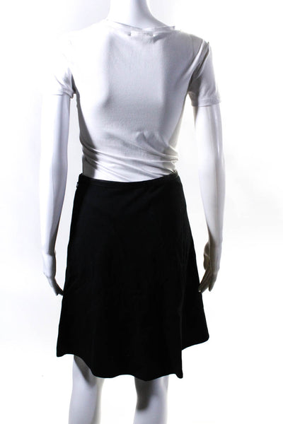 Jigsaw Women's Heavy Tweed Text Skater Skirt Black Size L Lot 2