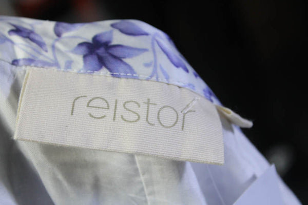 Reistor Women's A-Lined Slit Hem Lined Midi Skirt Floral Size XS