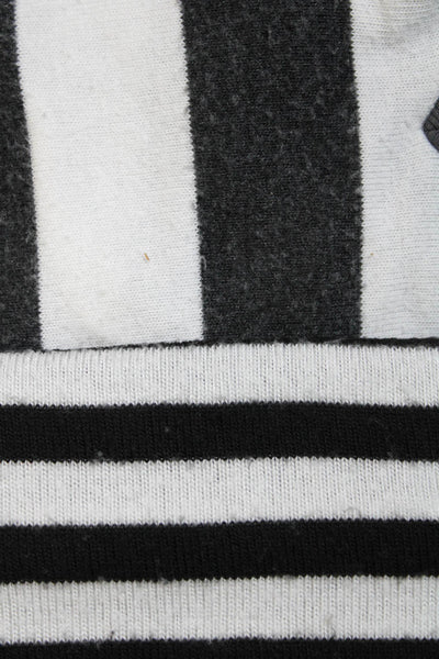 LNA Womens Striped Sweaters Gray Black Size Extra Small Lot 2