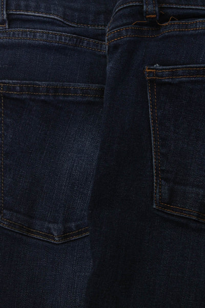 DL1961 Women's Farrow High Rise Instaslim Dark Wash Jeans Blue Size 27 Lot 2