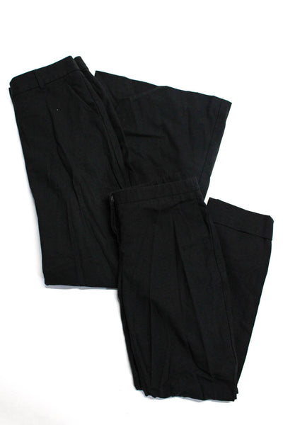 Theory Womens Lonan Dress Pants Black Size 2 Lot 2