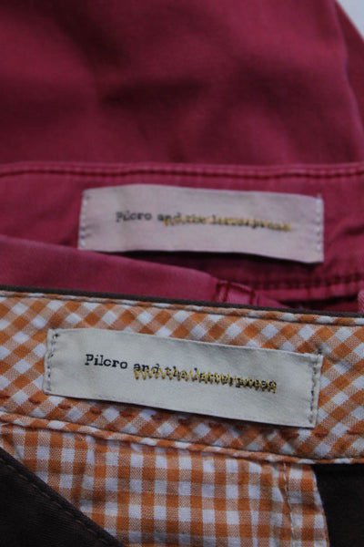 Pilcro & The Letterpress Anthropologie Womens Pants Pink Brown Size 25 Lot 2