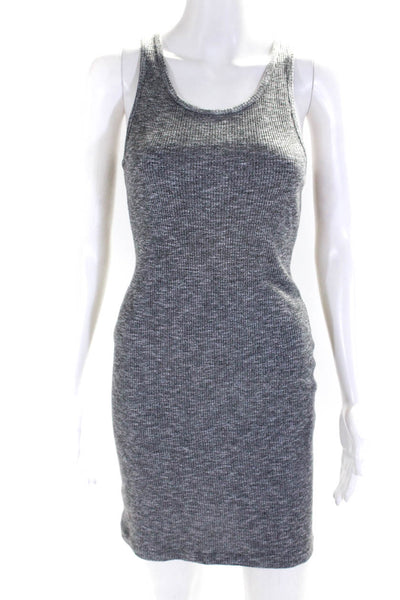 Rachel Rachel Roy Womens Knit Sleeveless Tank Bodycon Stretch Dress Gray Size S