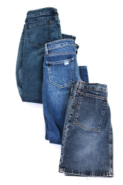 Hidden Club Monaco Free People Womens Mid Wash Jeans Skirt Blue Size 0/26 Lot 3