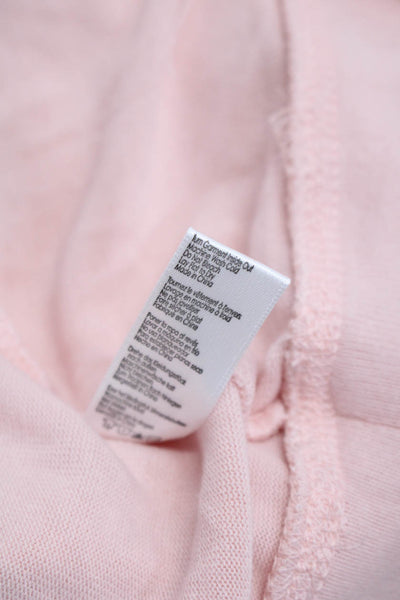 P.J. Salvage Womens Long Sleeve Graphic Sleepshirt Pink White Size XS, Lot 2