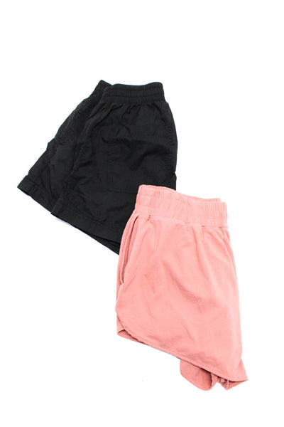 Koral Women's Ruched Cotton Sweat Shorts Pink Size M Lot 2