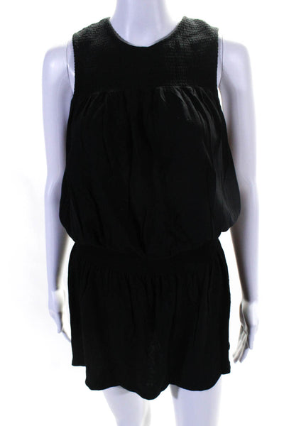 Soft Joie Women's Sleeveless Crewneck Blouson Mini Dress Black Size S