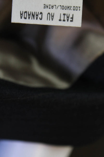 Chaps Ralph Lauren Mens Striped Two Button Blazer Jacket Gray Wool Size 42 Tall