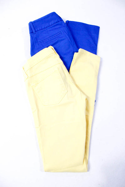 Ralph Lauren Golf Women's Cotton Mid Rise Straight Leg Capri Pants Blue 0 Lot 2