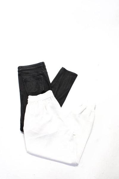 Joie Women's Skinny Ankle Pants Black White Size 26 S Lot 2