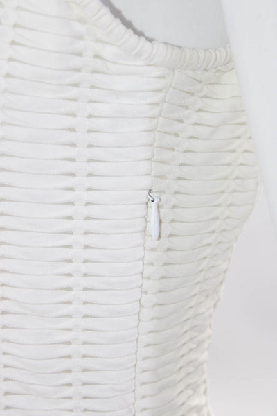 Rag & Bone Women's Textured Lined Tank Shift Dress White Size 0