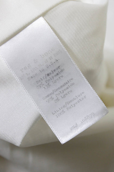 Rag & Bone Women's Textured Lined Tank Shift Dress White Size 0