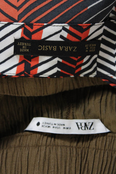 Zara Basic Womens Tank Top Pants Multi Colored Size Medium Lot 2