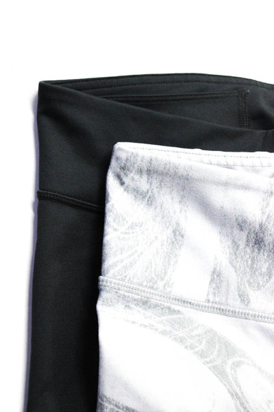 Alo Adidas Womens Striped Cropped High Waist Leggings White Size XS S Lot 2