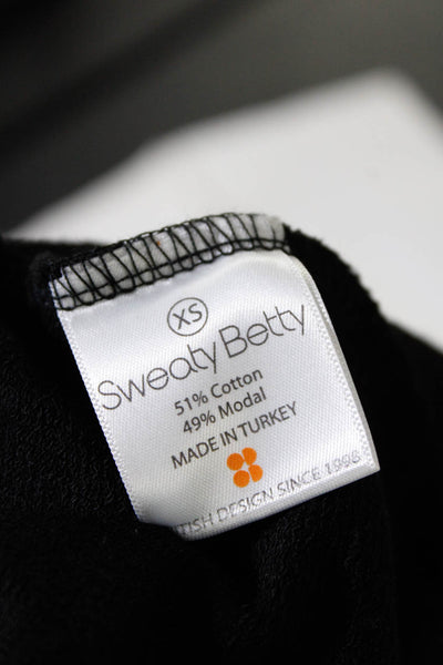 Sweaty Betty Women's Crewneck Long Sleeves Blouse Black Size XS