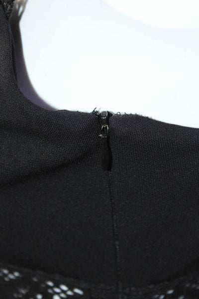 ABS by Allen Schwartz Women's Sleeveless V Neck Midi Dress Black Size M