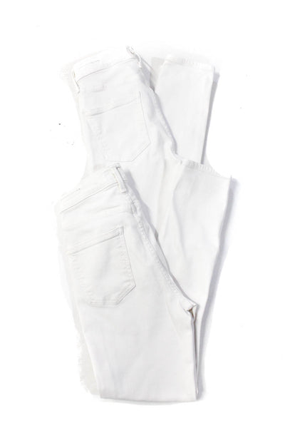 Citizens of Humanity Women's Rocket Crop High Rise Skinny Jeans White 24 Lot 2
