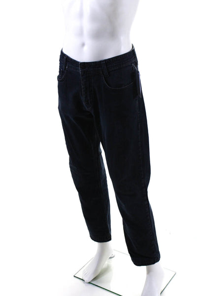 Mac Jeans Men's Straight Leg Regular Fit Zip Fly Jeans Blue Size 33