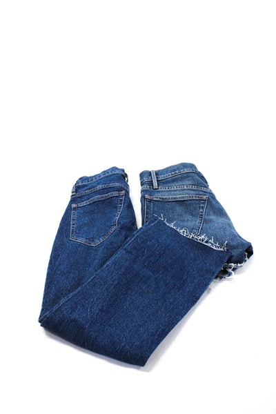Frame Denim J Crew Womens Brigette Shorts Jeans Size 25 25 Petite Lot 2