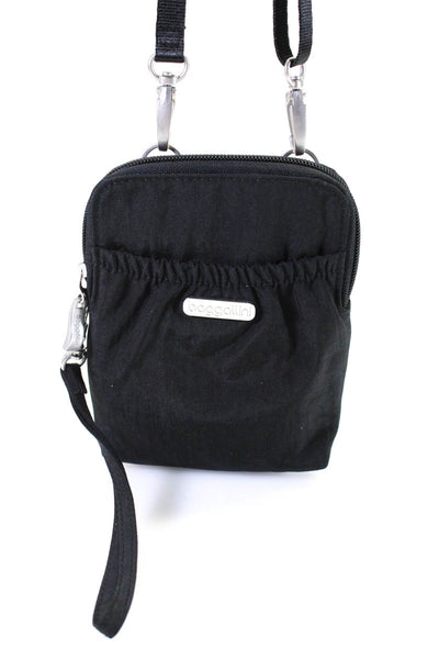 Baggallini Nylon Adjustable Strap Broadway Small Crossbody Handbag Black