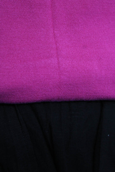 Calvin Klein Women's Long Sleeve Crew Neck Sequin Cotton Sweater Pink S Lot 2